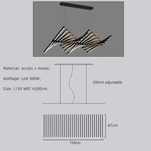 Load image into Gallery viewer, Fishbone Light Pendants