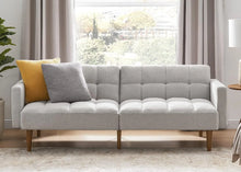 Load image into Gallery viewer, UrbanTuft Leather Futon