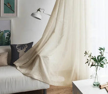 Load image into Gallery viewer, Tulle Linen Curtains