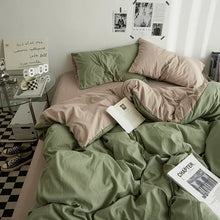 Load image into Gallery viewer, Two Tone Reversible Duvet Sets