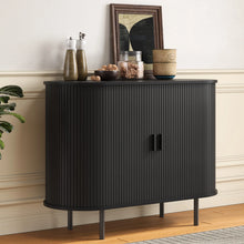 Load image into Gallery viewer, Mid-Century Onyx Sideboard Cabinets