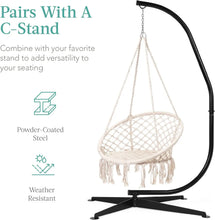 Load image into Gallery viewer, Macrame Hammock Chair