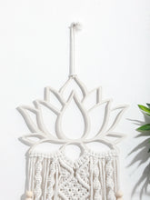 Load image into Gallery viewer, Lotus Macrame Wall Decor