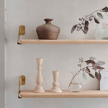 Load image into Gallery viewer, Artisan Wood Candlestick Holders