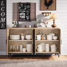 Load image into Gallery viewer, Rattan Revive Sideboard Cabinets