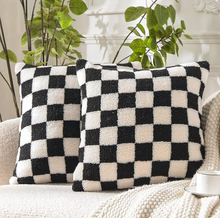 Load image into Gallery viewer, Checkered Throw Pillows