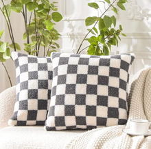 Load image into Gallery viewer, Checkered Throw Pillows