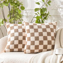 Load image into Gallery viewer, Checkered Throw Pillows