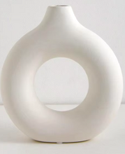 Load image into Gallery viewer, Minimalist Round Ivory Vases