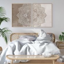 Load image into Gallery viewer, Taupe Mandala Wall Art