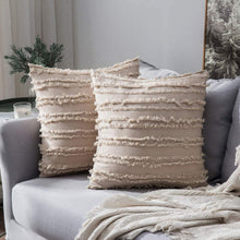 Load image into Gallery viewer, Fiona's striped throw pillows