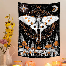 Load image into Gallery viewer, Midnight Moth Tapestry