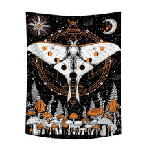 Load image into Gallery viewer, Midnight Moth Tapestry