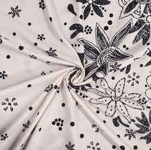 Load image into Gallery viewer, Monochrome Floral Tapestry