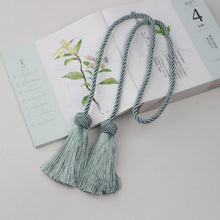 Load image into Gallery viewer, Velvet Tassel Tiebacks
