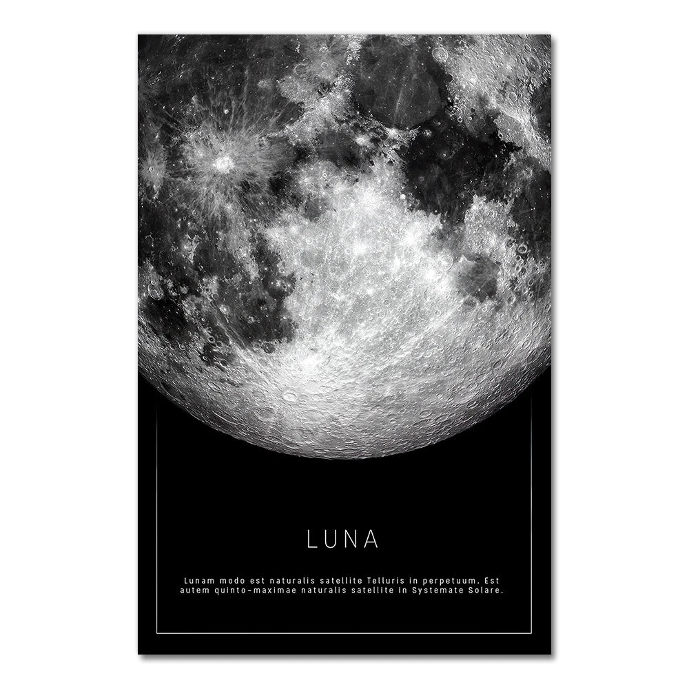 Luna and Terra Wall Art