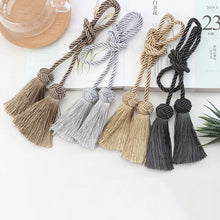 Load image into Gallery viewer, Velvet Tassel Tiebacks
