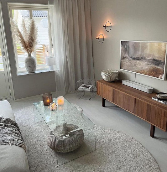 GlassLuxe Coffee Table