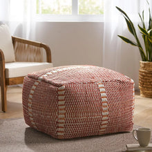 Load image into Gallery viewer, Mauve Floor Pouf
