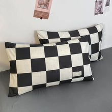 Load image into Gallery viewer, Checker Luxe Duvet Cover
