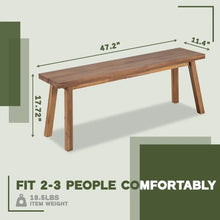 Cargar imagen en el visor de la galería, Acacia Root Bench
