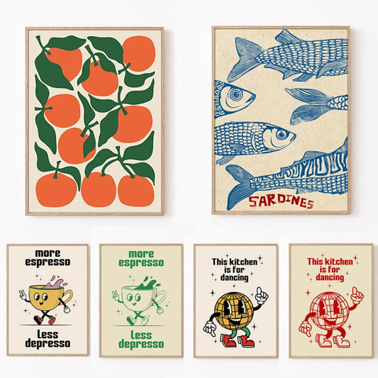 Retro Eclectic Vibes Wall Art