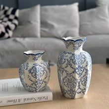 Load image into Gallery viewer, Azure Porcelain Vase
