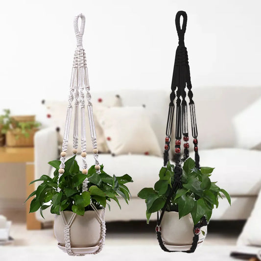 Beaded Duo Plant Hangers