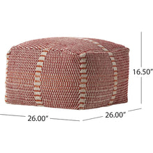 Load image into Gallery viewer, Mauve Floor Pouf
