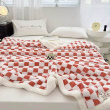 Load image into Gallery viewer, Pastel Checkered Throw Blankets
