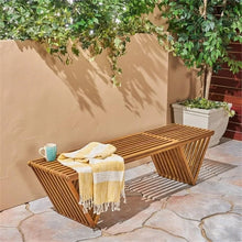 Load image into Gallery viewer, TeakWood Arc Bench
