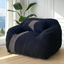 Cargar imagen en el visor de la galería, Sillones puff grandes de felpa
