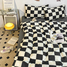 Load image into Gallery viewer, Checker Luxe Duvet Cover
