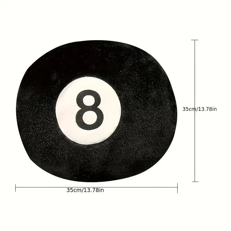 Lucky 8 Ball Throw Pillow