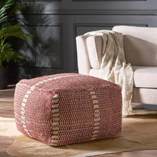 Load image into Gallery viewer, Mauve Floor Pouf
