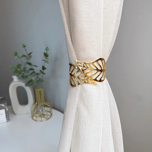 MetalLeaf Curtain Tiebacks