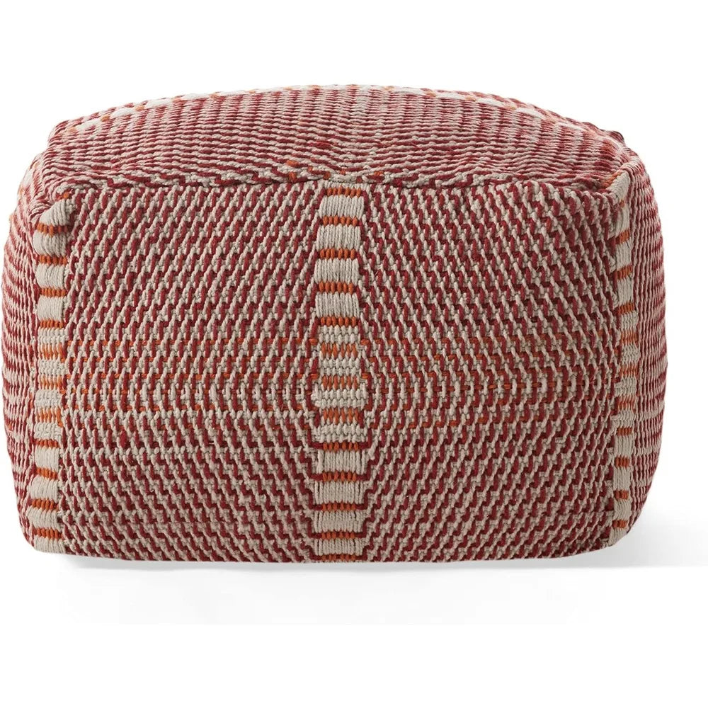 Mauve Floor Pouf