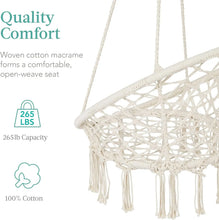 Load image into Gallery viewer, Macrame Hammock Chair
