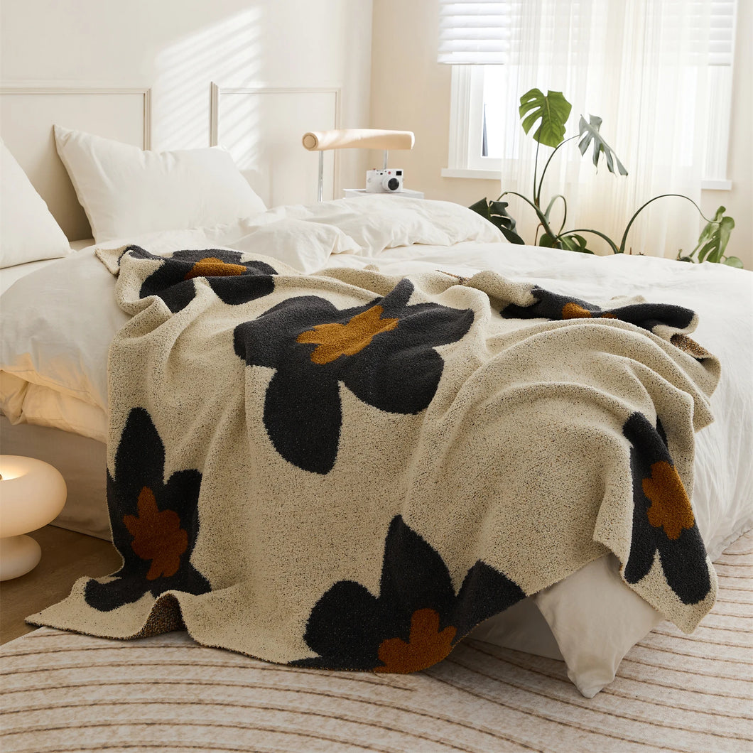 Spring Floral Throw Blankets