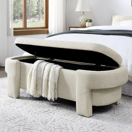 Cloud Boucle Ottoman Benches