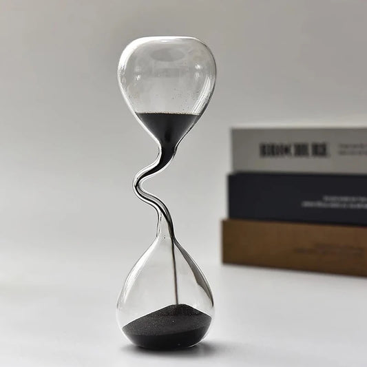 Modern Curve Hourglass Decor