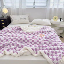 Load image into Gallery viewer, Pastel Checkered Throw Blankets
