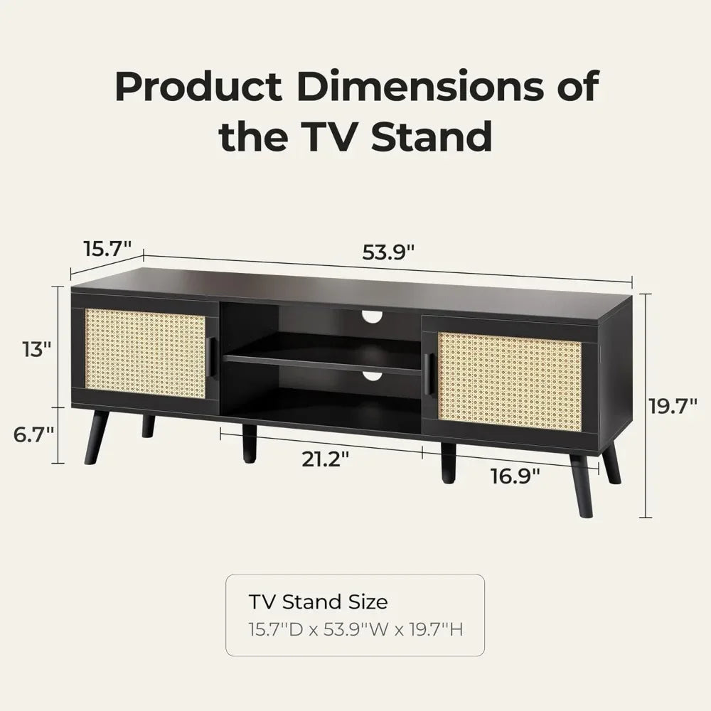 CoveRattan TV Stand