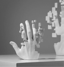Load image into Gallery viewer, Modern Glitch Hand Decor
