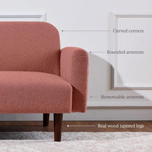Load image into Gallery viewer, Mauve Moderne Sofa
