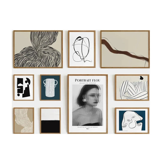 Abstract Moderné Wall Art