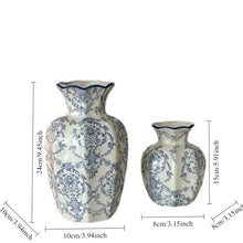 Load image into Gallery viewer, Azure Porcelain Vase

