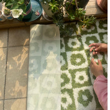 Load image into Gallery viewer, Plaid Petals Area Rug
