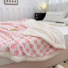 Load image into Gallery viewer, Pastel Checkered Throw Blankets

