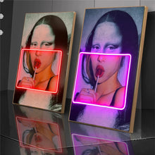 Load image into Gallery viewer, لوحة فنية جدارية بعنوان &quot;اهتزازات مونا الكهربائية&quot;
